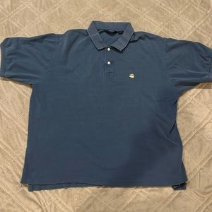 Brooks sport cornflower blue collared polo shirt size XL